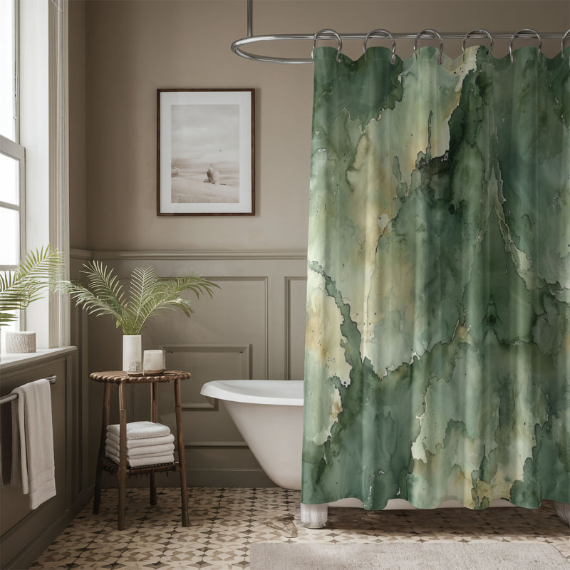 Rideau de douche Camo Lines - Premium, H 74 po x l 71 po