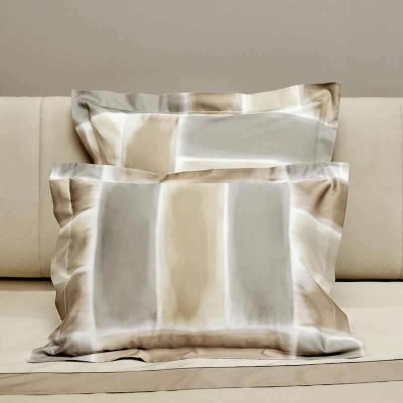 Gouache Sham, Standard Sham, Taupe
