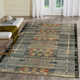 Sesena Black/Gold/Orange/Green/Blue/Ivory/Grey Indoor/Outdoor Rug