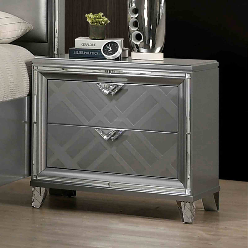 Mobilier de chambre à coucher 1pc, Argent
