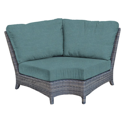 Bella Wicker Outdoor Sectional Corner Chair