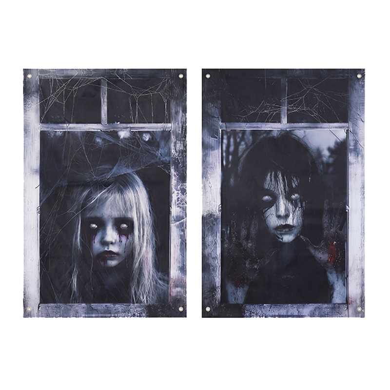 Halloween Ghost Window Cover