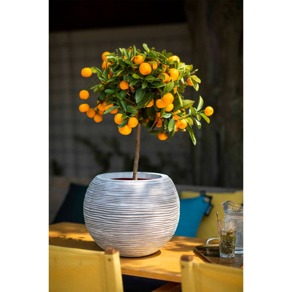 Capi Vase Nature Rib Ball Ivory