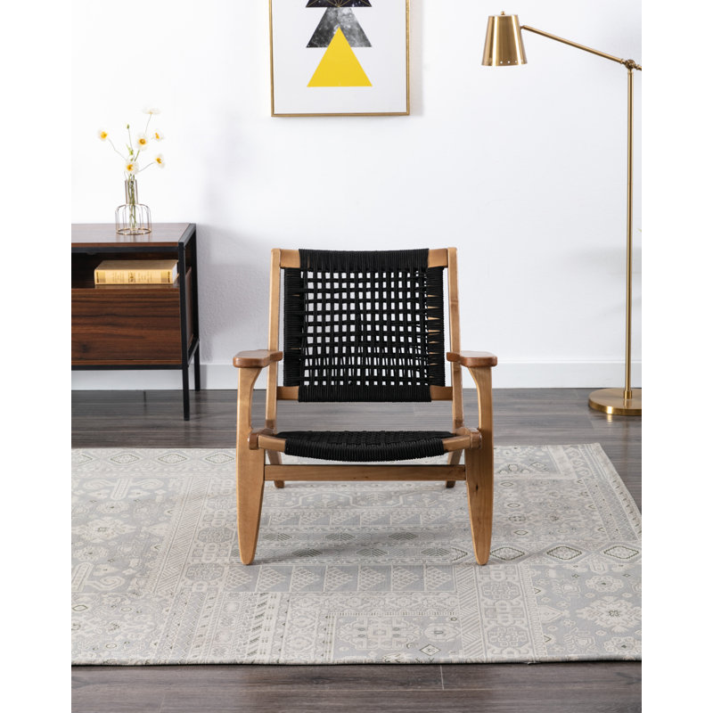 Mishka 28" W Armchair, Black, Black