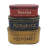 Oval Rustic Vintage Cardboard Nesting Boxes Set of 3