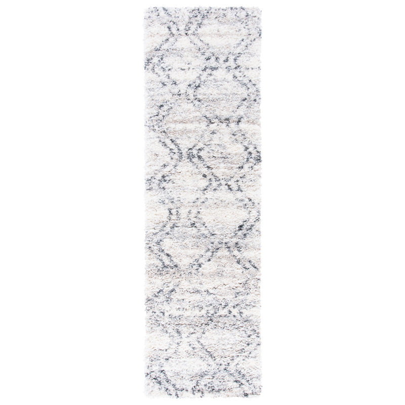 Tapis de couleur unie à poils longs Alessandrino 800 Performance, Tapis de couloir 2 pi 3 po x 8 pi