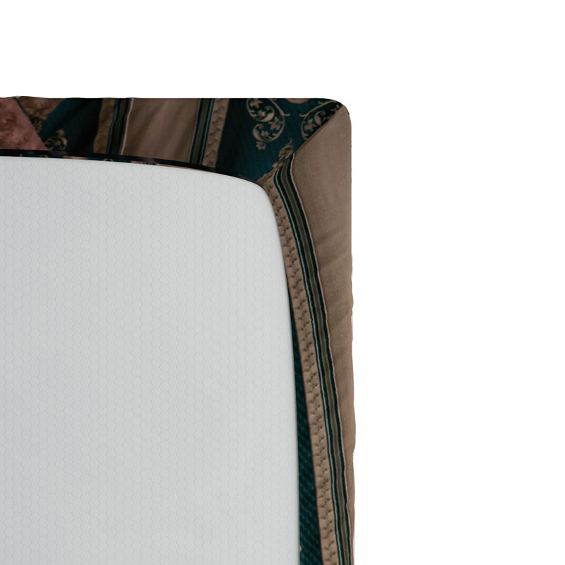 Microfiber Patterned Fitted Sheet, Twin Fitted Sheet