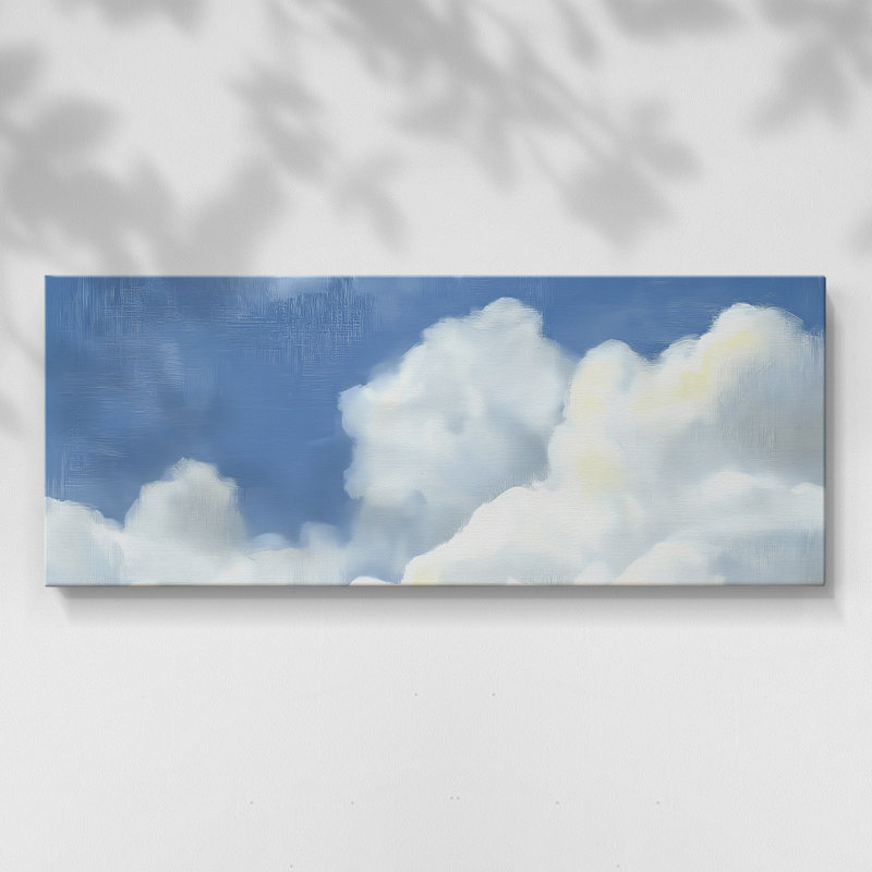 Abstract Series 10 #LII-Wide Gallery Wrapped Canvas, 12" H x 30" W