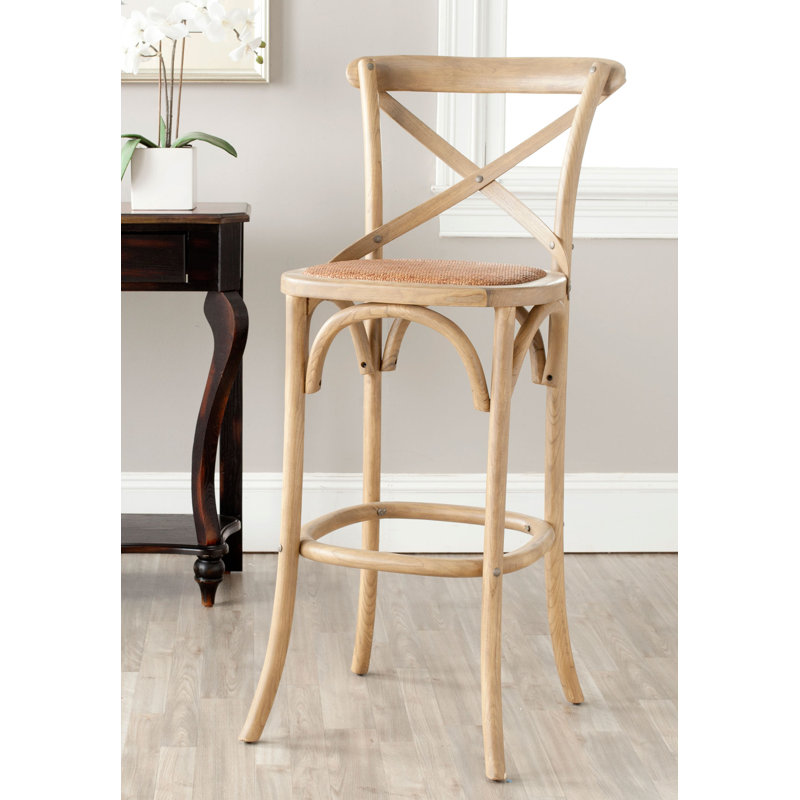 Tabouret de bar Willena, Tabouret de bar (siège d'une hauteur de 30 po), Brun foncé