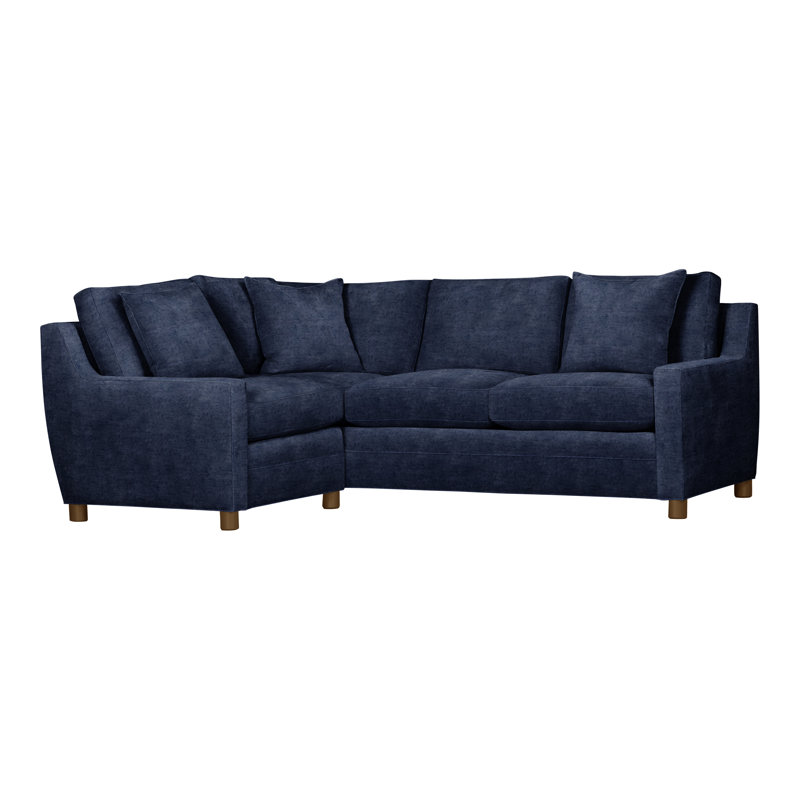 American Bungalow 2-Piece Fairgrove Sectional, Nadia Eclipse, Havana