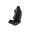 Siège de course en vinyle noir pour une conduite confiante et confortable Performance optimale