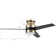 Raiden Indoor Smart Ceiling Fan with LED Light Kit and Wall Control, Works with Google Assistant, Amazon Alexa, and Siri Shortcuts.