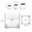Vase de table en verre cube Rubalcava-1966307097