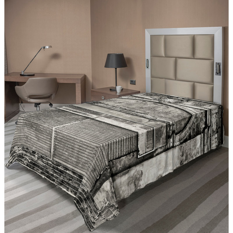 Drap-housse Ambesonne, Drap plat pour lit simple