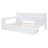 Versatile Wooden Daybed With Three Drawers, USB Ports And Desk, Perfect For Comfortable Living And Efficient Space Utilization-458620950-458620949
