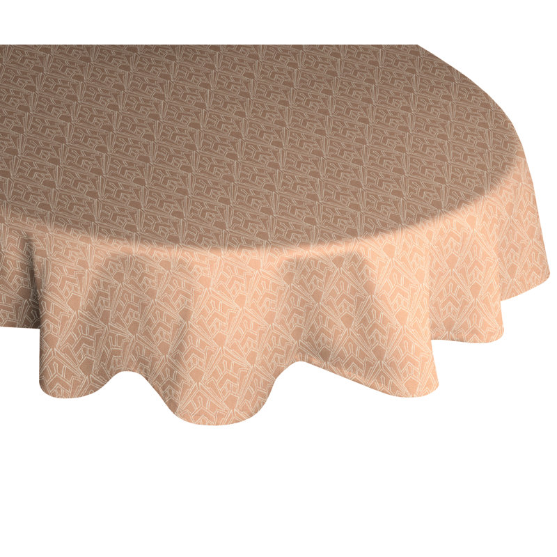 Woulk Tablecloth, 145cm W x 250cm L, Brown