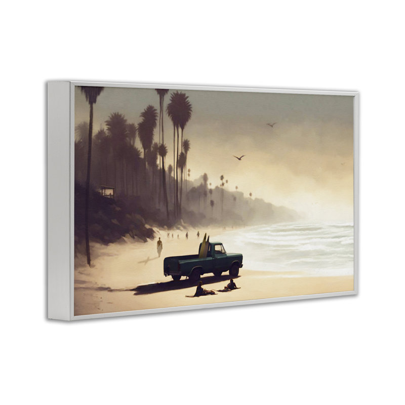  «Dreamy Beach Tropical View», estampe numérique par Noah Bay, H 20 po x l 30 po