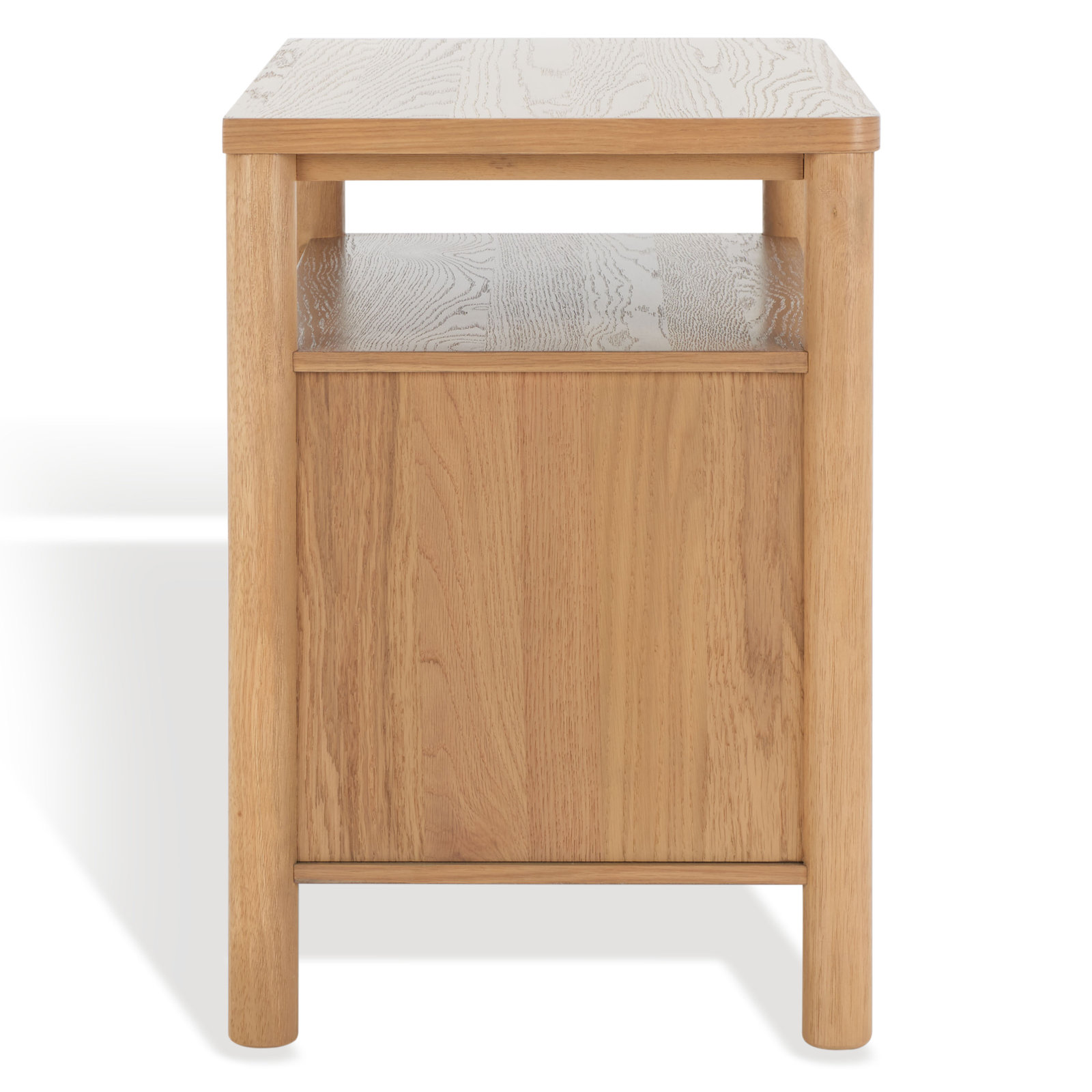 Kaplan Wood Nightstand, Natural