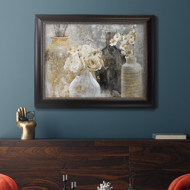 Fleur Couture - reproduction d'art sur toile, L 32 po x H 23 po