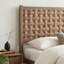 Base de lit grand format avec tête et pied de lit, lit plateforme en bois massif, pieds centraux en métal, 12 sommiers à lattes robustes, aucun sommier tapissier, silencieux et antidérapant, finition bois de grange-229805029-229805028