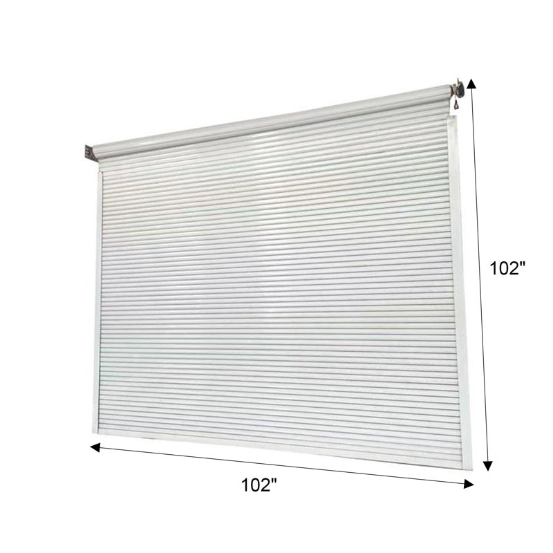 Volet roulant manuel 8,5 pi x 8,5 pi, porte de garage
