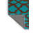 Machine Washable Trellis Blue Area Rug