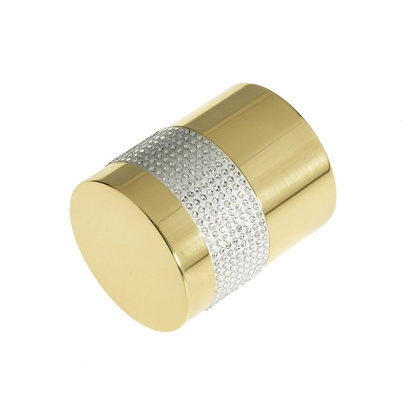 Passage Door Knob, Polished Brass