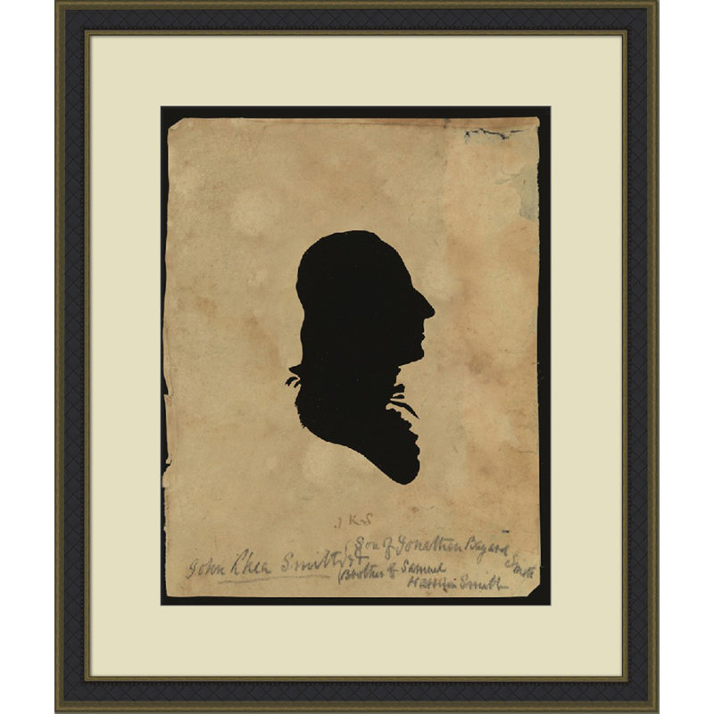 Colonial Male Silhouette 4 Print