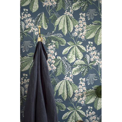 Rouleau de papier peint l 33 pi x l 21 po fleur floral Pitts