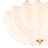 Classic Glam 3-Light Pleated Glass Chandelier