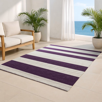 Tapis intérieur / extérieur gris HorizontalStripes