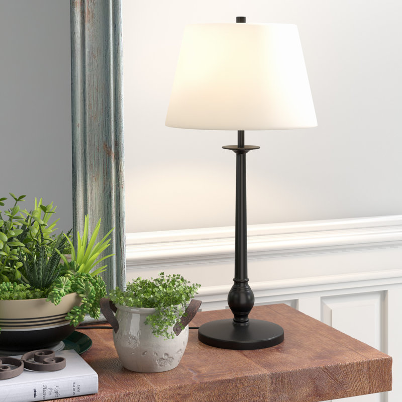 Wilmer Metal Table Lamp, Blackened Bronze