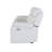 Blanche White Reclining Sofa With LED Lights