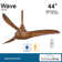 44" 3 - Blade LED Propeller Ceiling Fan with Remote Control and Light Kit Included
