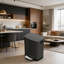 Poubelle de cuisine en acier inoxydable de 13 gallons avec couvercle, poubelle à pédale résistante aux empreintes digitales avec seau intérieur amovible, couvercle silencieux à fermeture en douceur pour la maison et le bureau-123441162