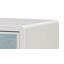 Console avec portes tactiles ouvertes