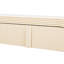 Console avec rangement couleur abricot crème douce et tiroir, crème, espace