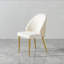 Chaise de salle à manger en acier inoxydable