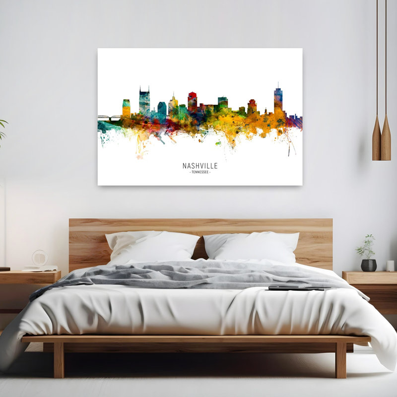 Art mural de la ville de Nashville, H 40 po x l 60 po