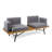 Beaty 2 - Person Patio Conversation Sets with Cushions