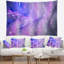 Tapisserie abstraite mystique bleu ciel tonnerre-28497232