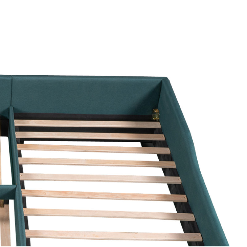 Myslym Upholstered Daybed, Green