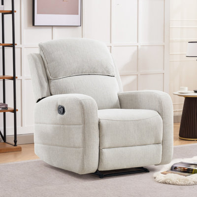 34.3" Wide Modern and Overstuffed Soft Manual Standard Recliner by Latitude Run