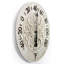 Blanc Fleur Outdoor Round Thermometer 15 Inches-98208162