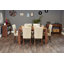 Angeliq Walnut Solid Wood Dining Table-5356700-5356701