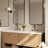 Widespread Bathroom Faucet 3 Hole, 2-handle Bathroom Sink Faucet with Drain Assembly -115761291