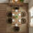 7-Piece Rectangular Dining Table Set With Velvet Upholstered Arm Chairs-1164958000