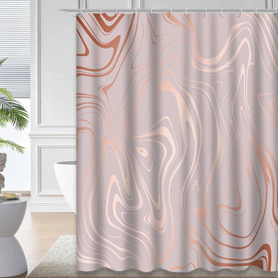 Rideau de douche Rose