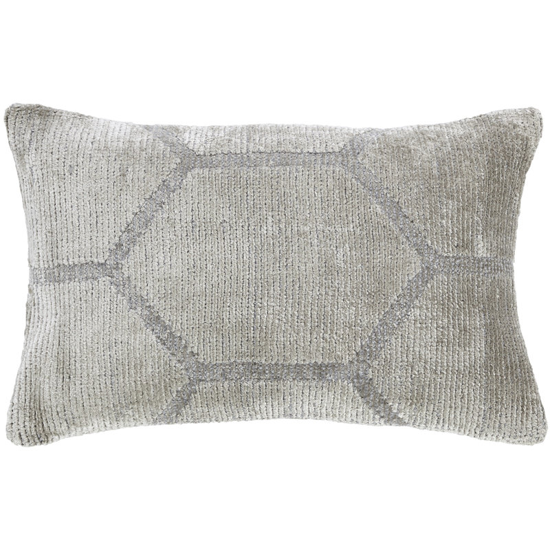 Pearl Wool Lumbar Pillow Cover & Insert