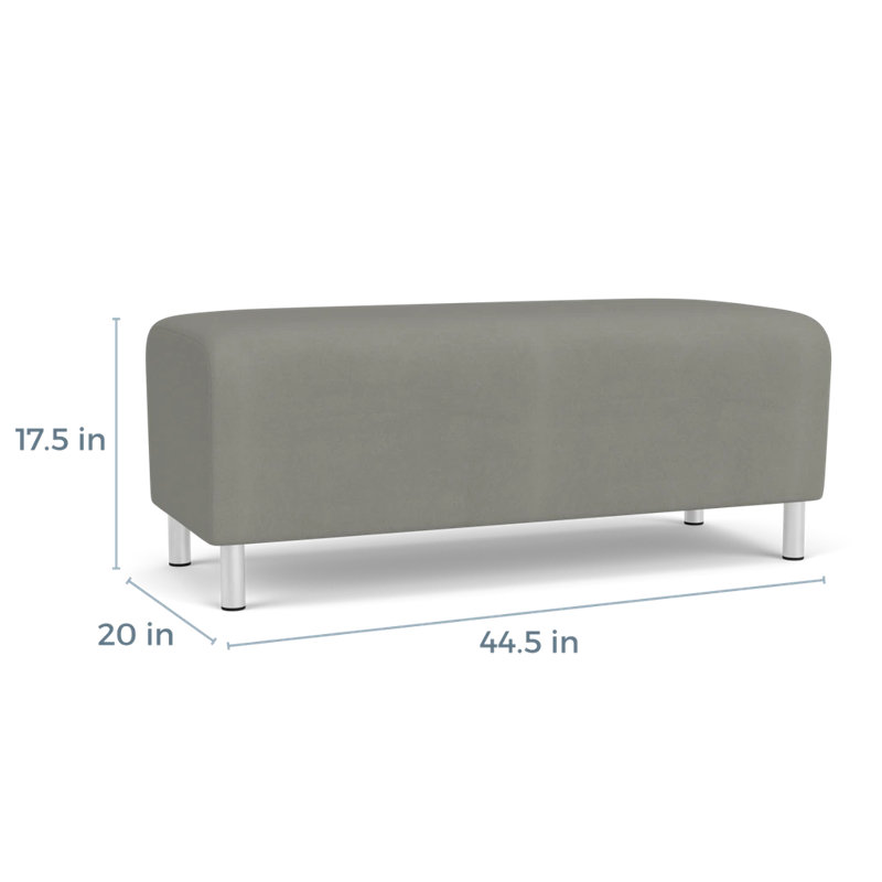 Banc de réception Ravenna, Acier brossé, Patriot Plus
